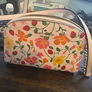 Kate Spade Floral Pink Crossbody Bag